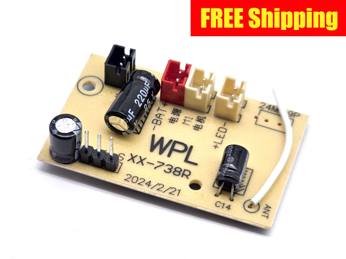 Proportional Receiver - Built in Brushed ESC - WPL RC Official Store