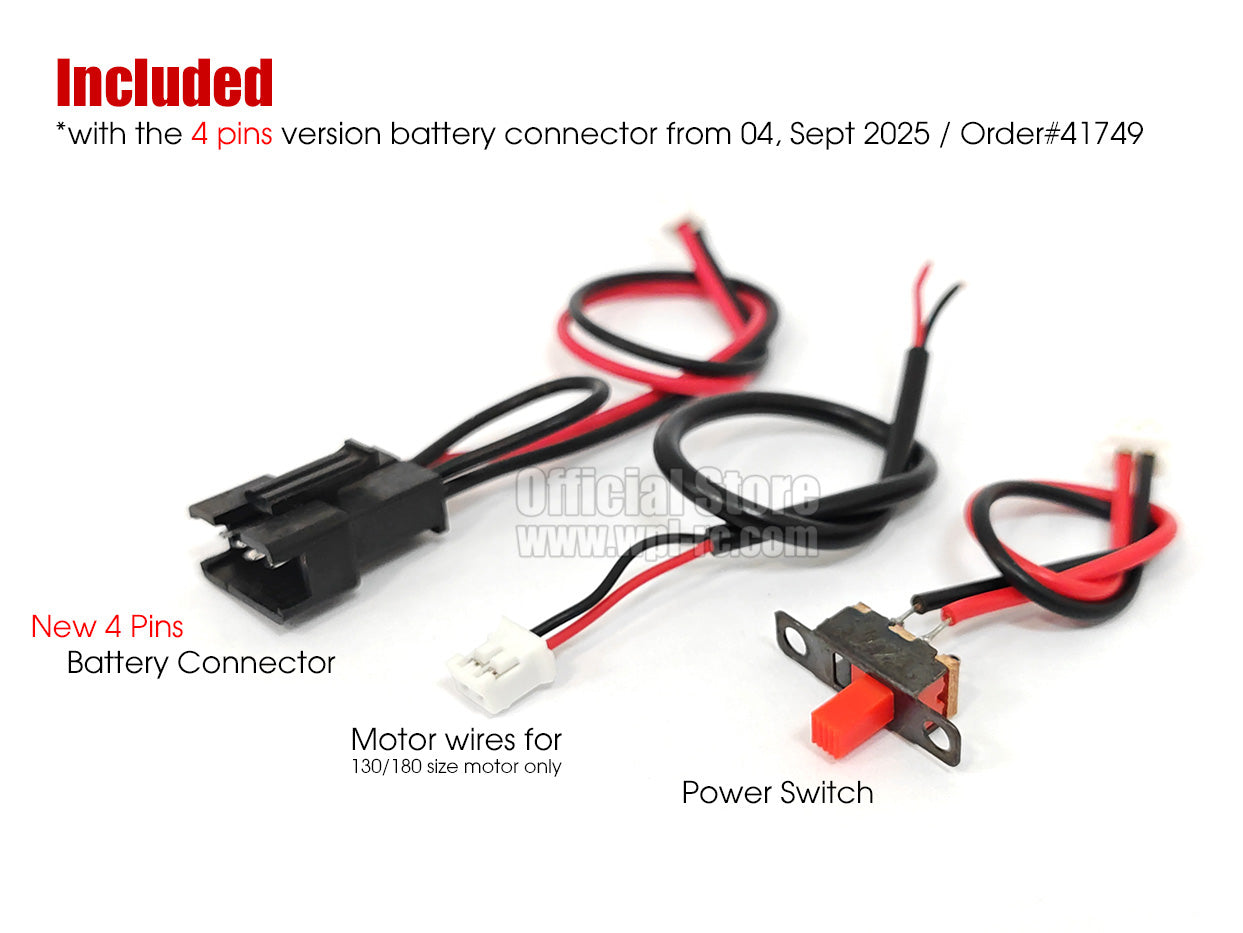 Proportional Receiver - Built in Brushed ESC - WPL RC Official Store