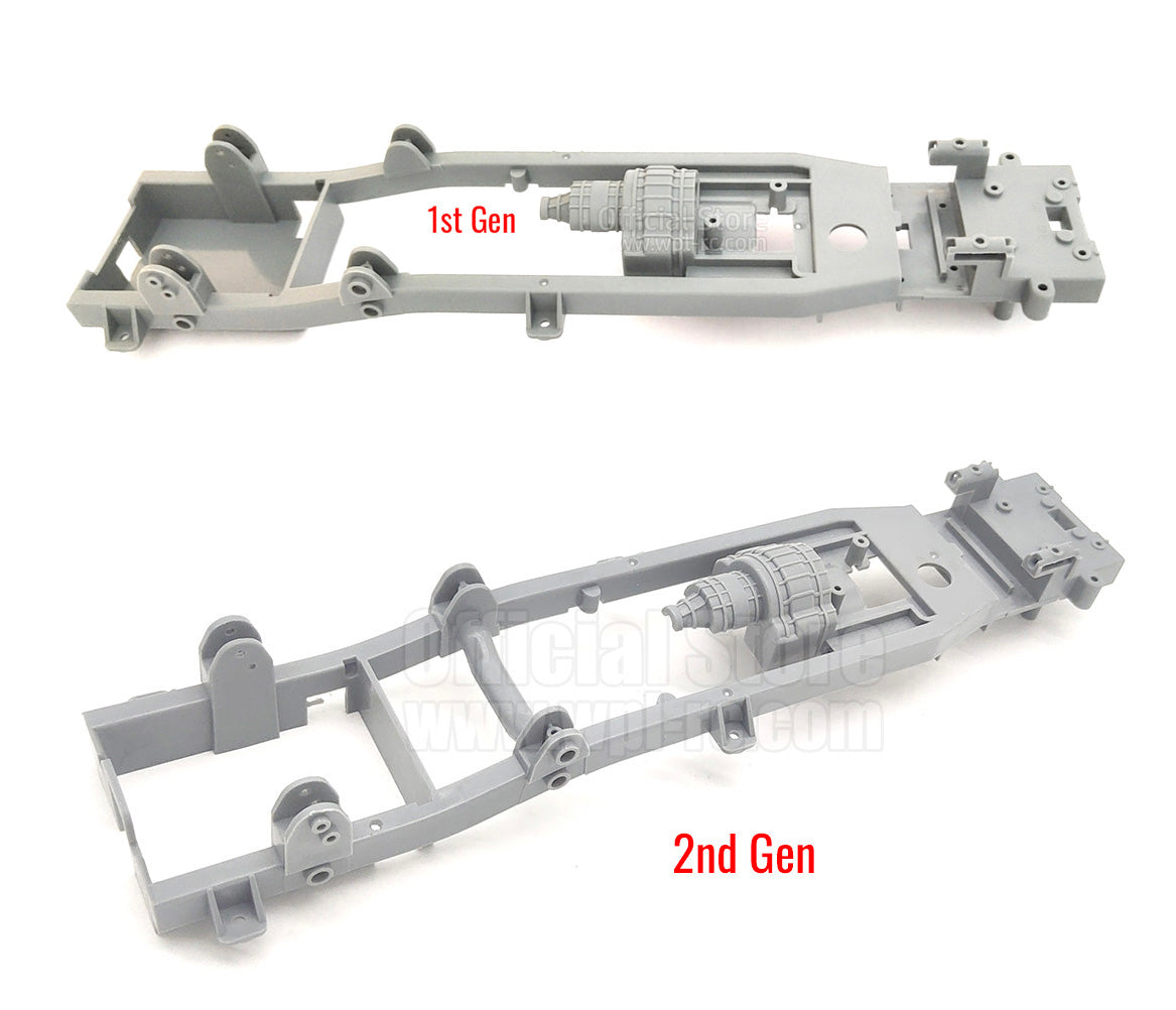 D12 Naked Chassis Frame Rail - WPL RC Official Store