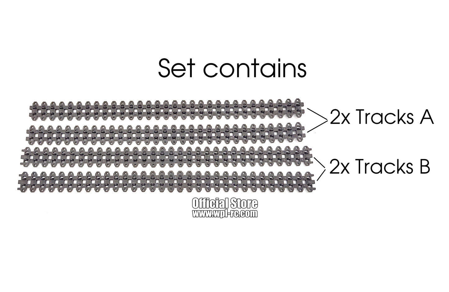 Plastic Tracks for E1 Tracked Vehicle - WPL RC Official Store