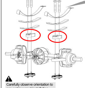 Axle Plate (Plastic) - WPL RC Official Store