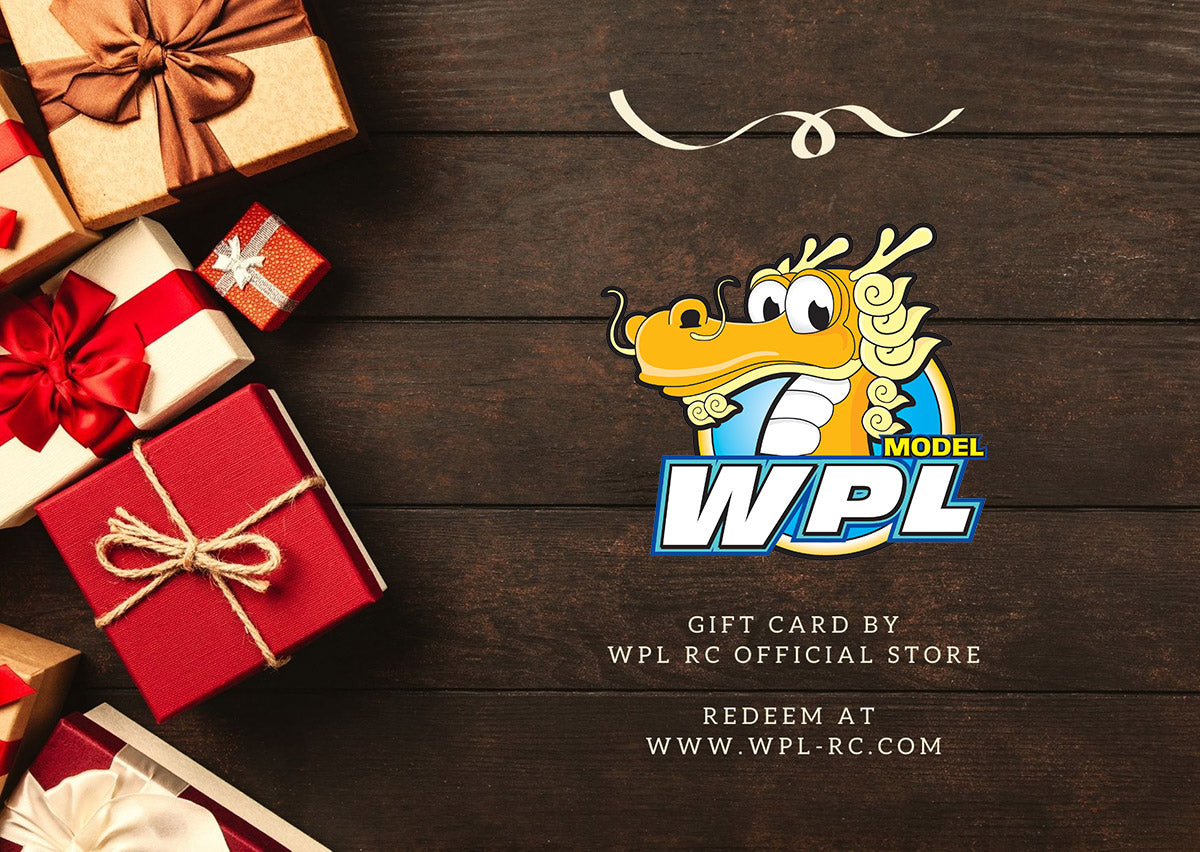 WPL RC Official Gift Card - WPL RC Official Store