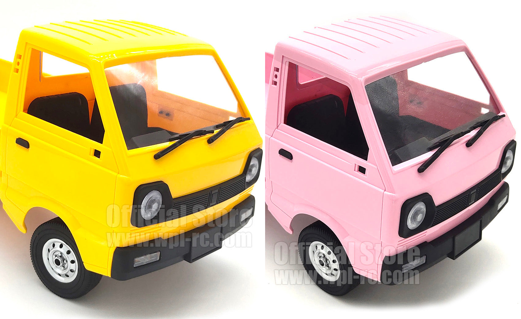 D12 Kei Truck - RTR - Yellow/Pink - WPL RC Official Store