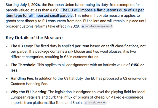 ⚠️ Important Update for Our EU Customers Shipping