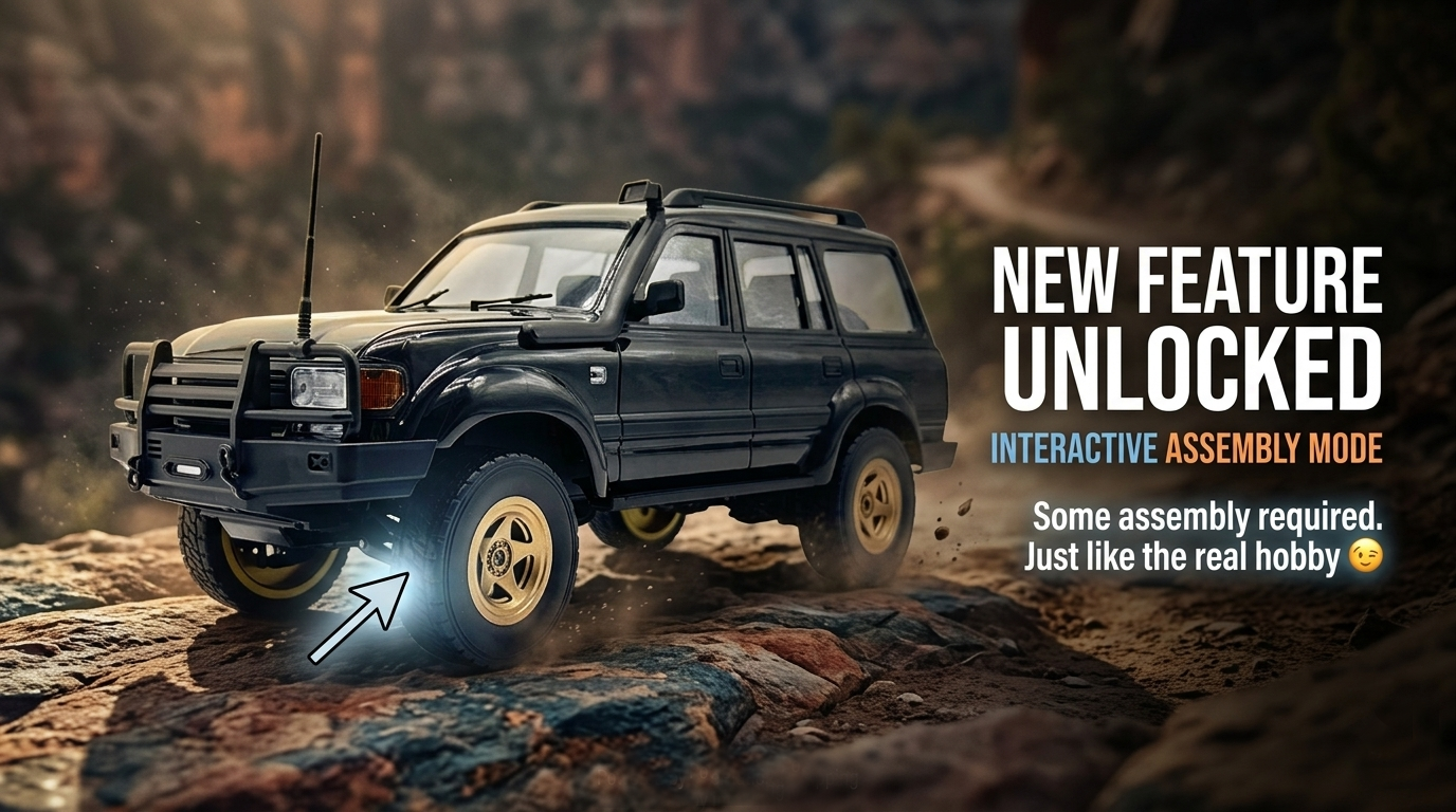 🚨 NEW “FEATURE” ALERT – D54 RTR 🚨 – WPL RC Official Store