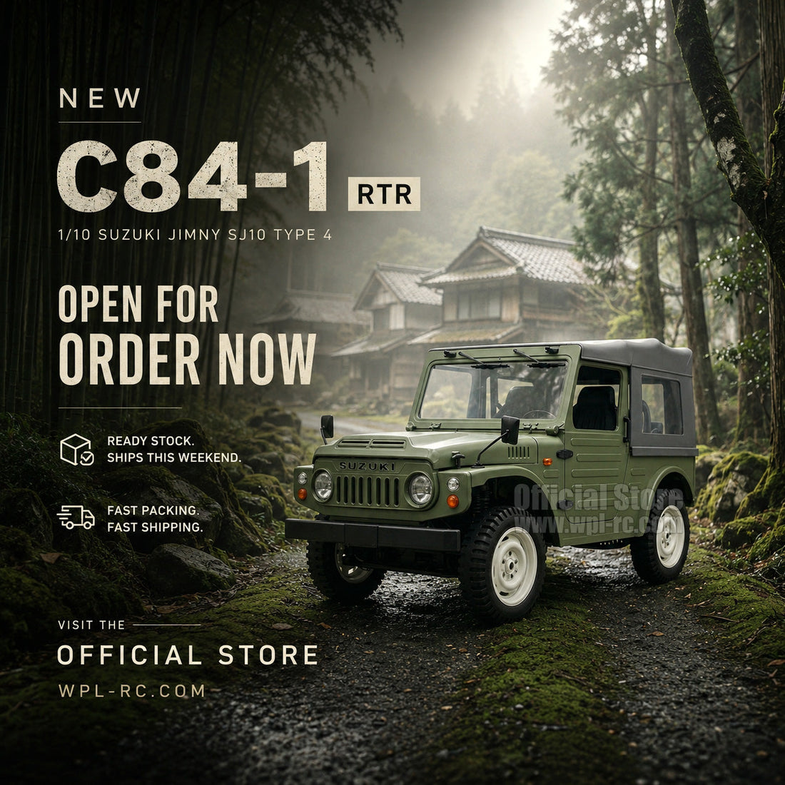 C84-1 Suzuki Jimny SJ10 Type OPEN FOR ORDER!