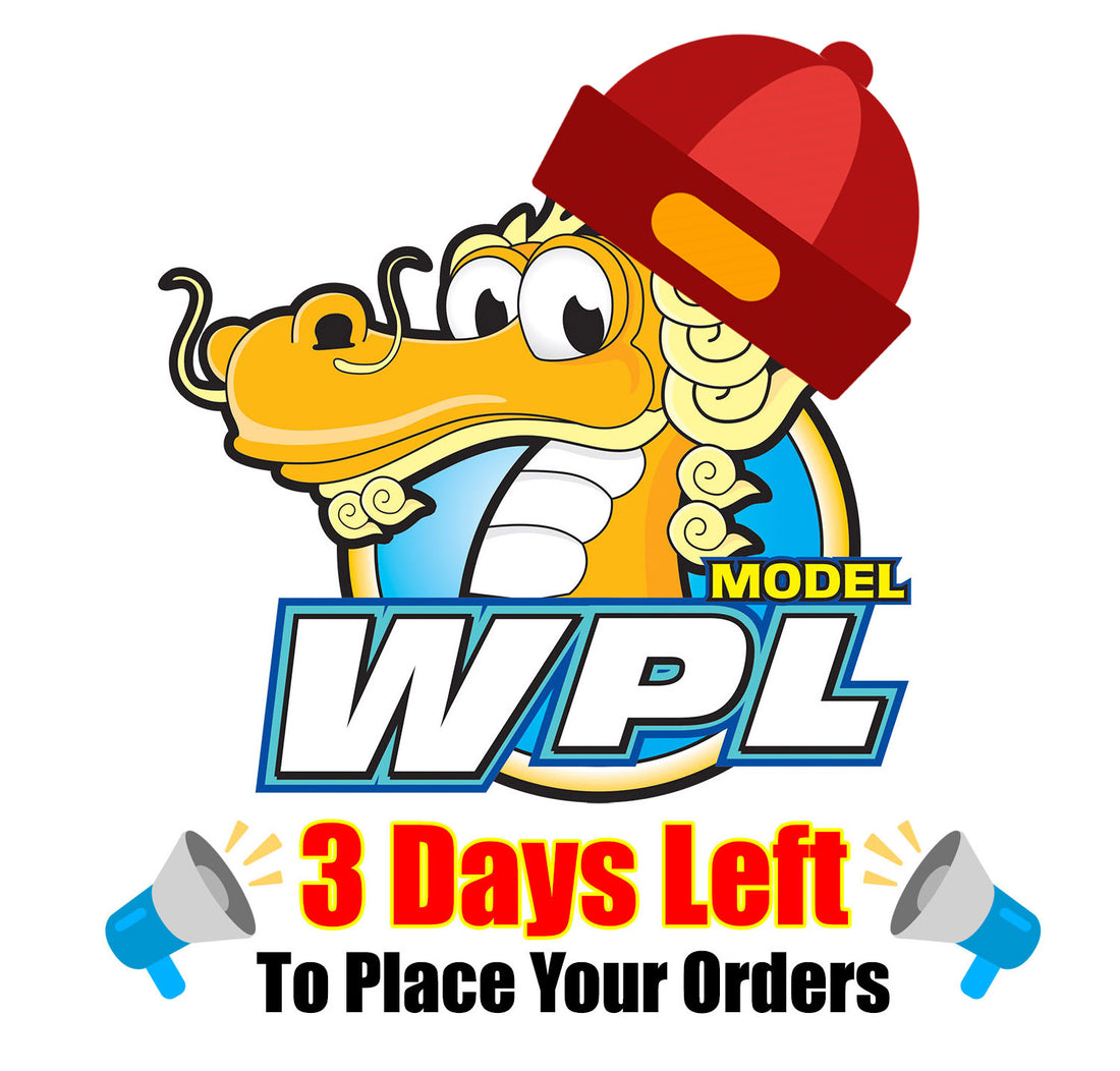 3 DAYS LEFT to LAST ORDER!