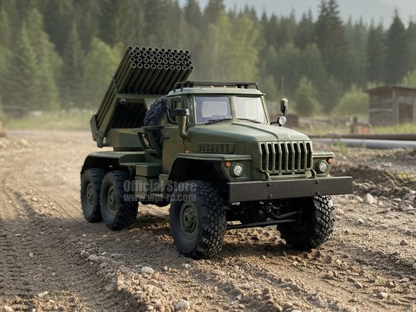 WPL B36-2 1/16 自走多連装ロケット砲ラジコン BM-21 グラート WPL B36-2 BM-21 1/16 6WD RC Military Rocket Launcher Truck