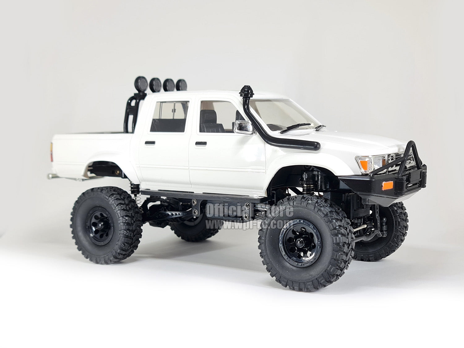 WPL C64-1 1/16 ハイリフト ハイラックス Wキャブ 白 技適有 C64-1 - RTR