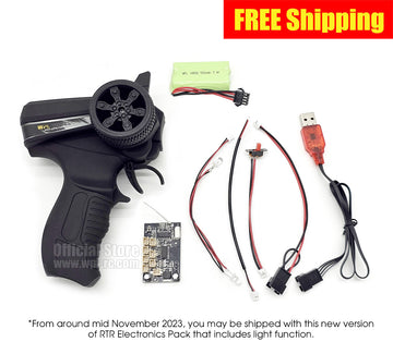 Pack de Electrónica (Básico) - Radio, Receptor, Batería, Cargador, Conectores