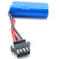 2pcs 2S 7.4V 500mAh 10C Li-Ion Battery 14500 for D Series & E1 (New 4 Pins)