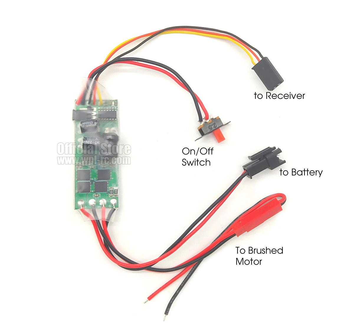 3S 12.6V 30A Brushed ESC