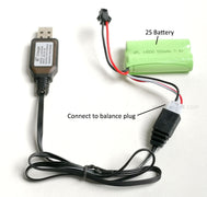 2S 7.4V USB Battery Charger - WPL RC Official Store