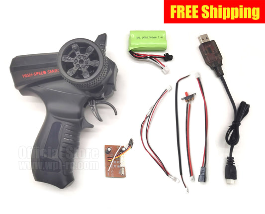 Electronics Pack (Basic) - Radio, Receiver, Battery, Charger, Connectors - WPL RC Official Store