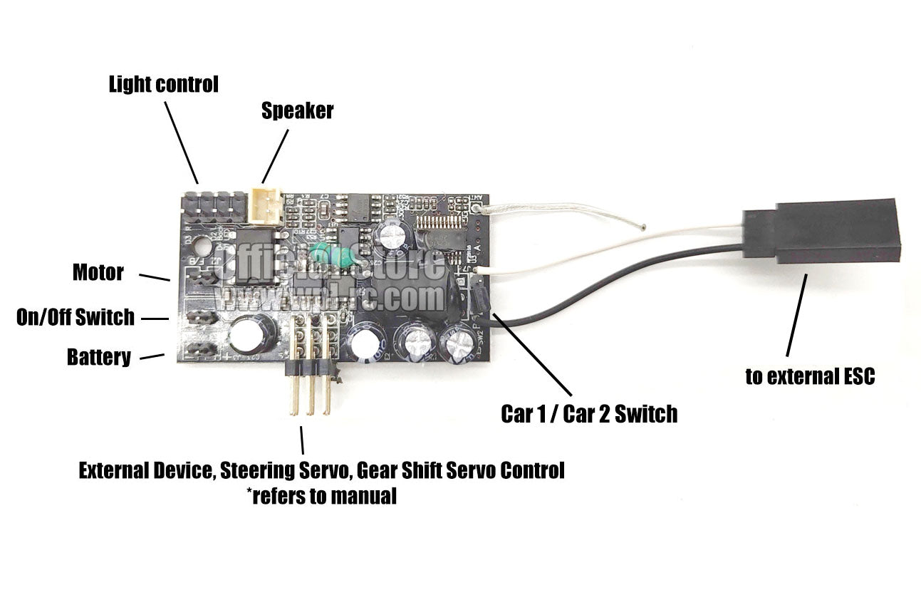 RES-V3 - Radio, ESC & Sound Controller All-In-One - WPL RC Official Store