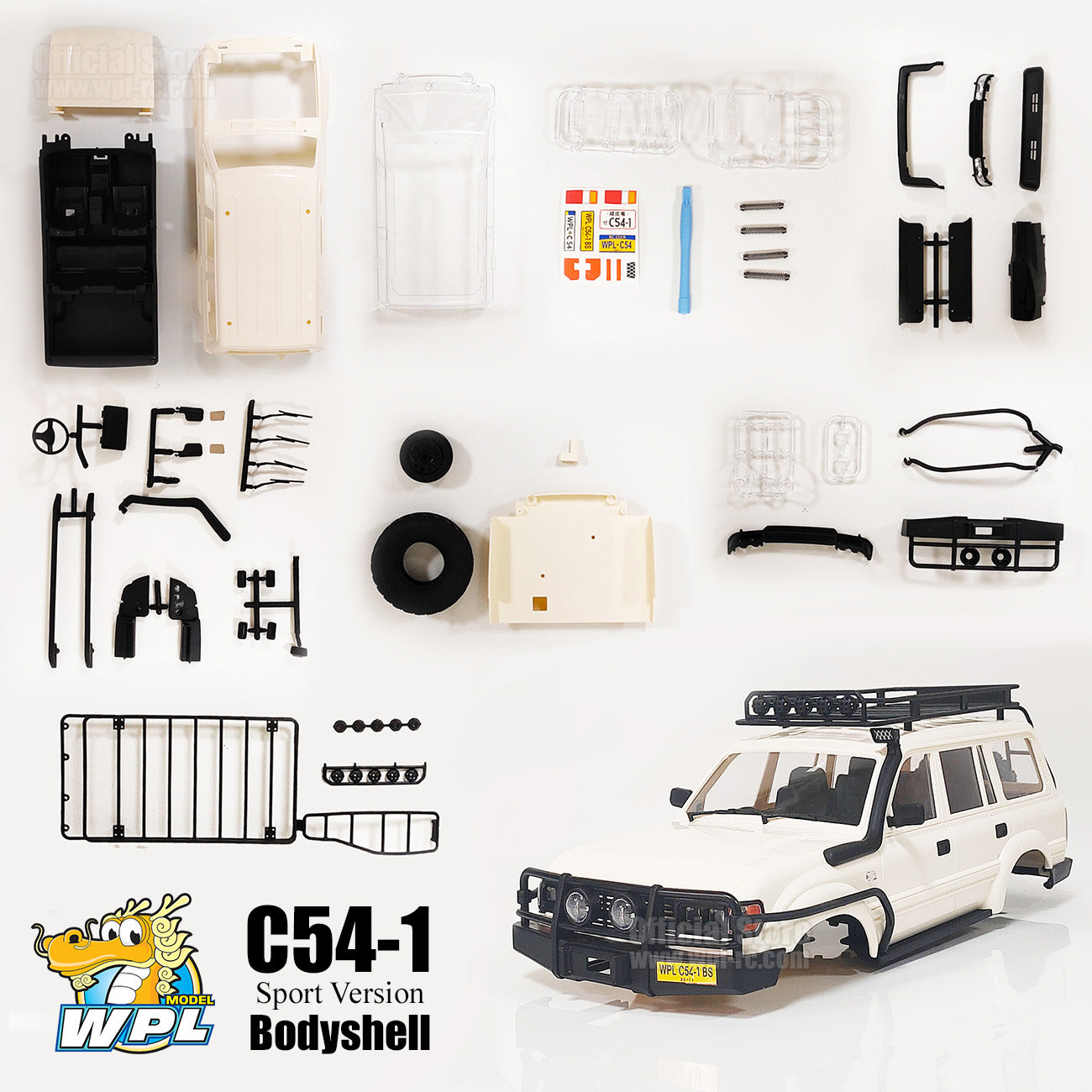 C54-1 - Bodyshell Only - WPL RC Official Store