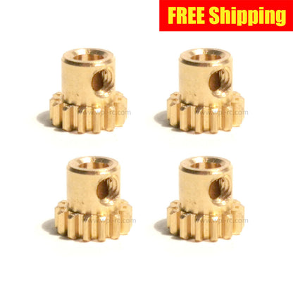 Center Axle Pinion Gear (Brass) - 4pcs - WPL RC Official Store
