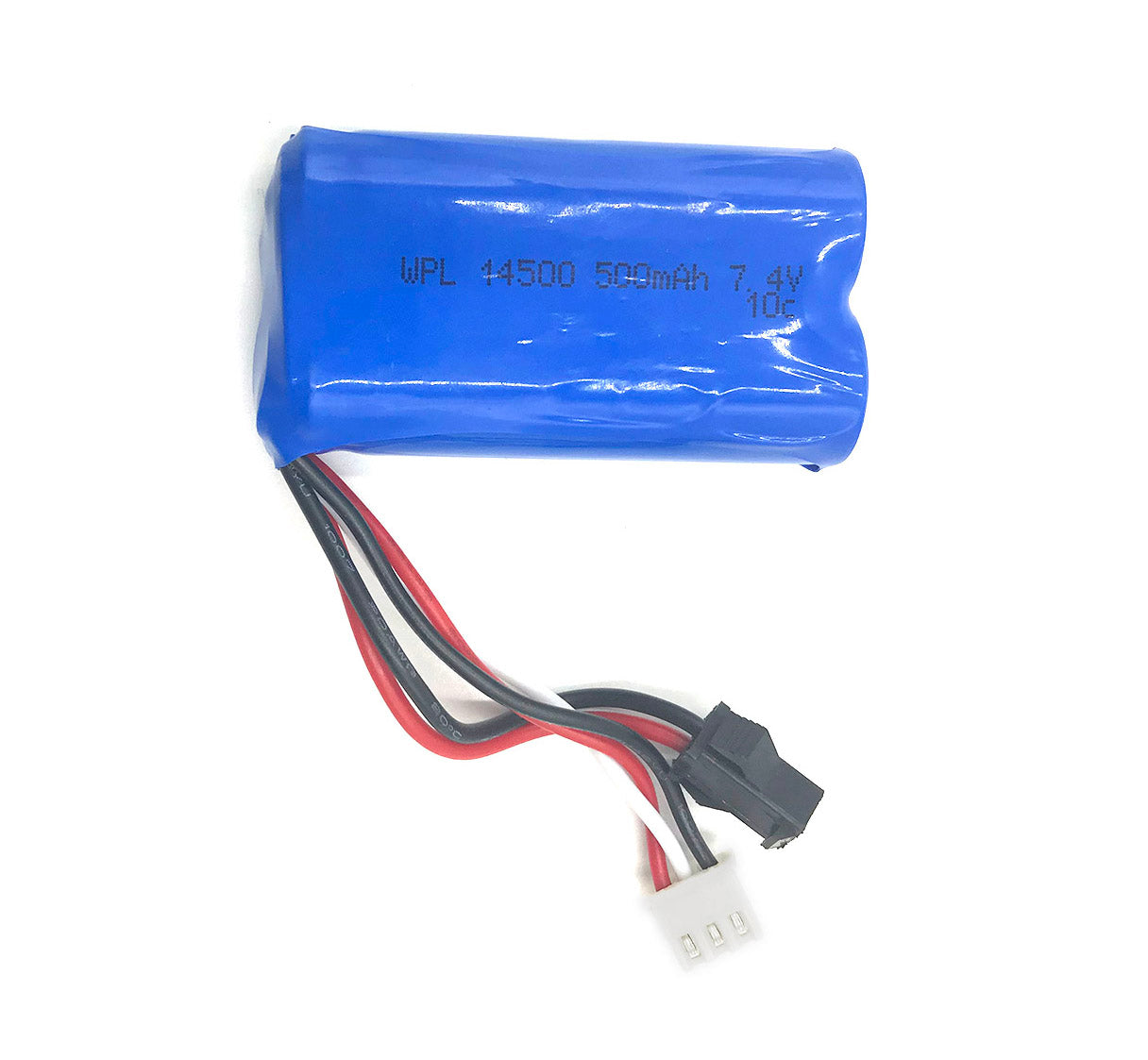 2pcs 2S 7.4V 500mah 10C Li-Ion Battery 14500 - for D12 D42 E1 - WPL RC Official Store