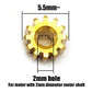 Brass Pinion Gear compatible with D12 Motor & 180 Motor - WPL RC Official Store