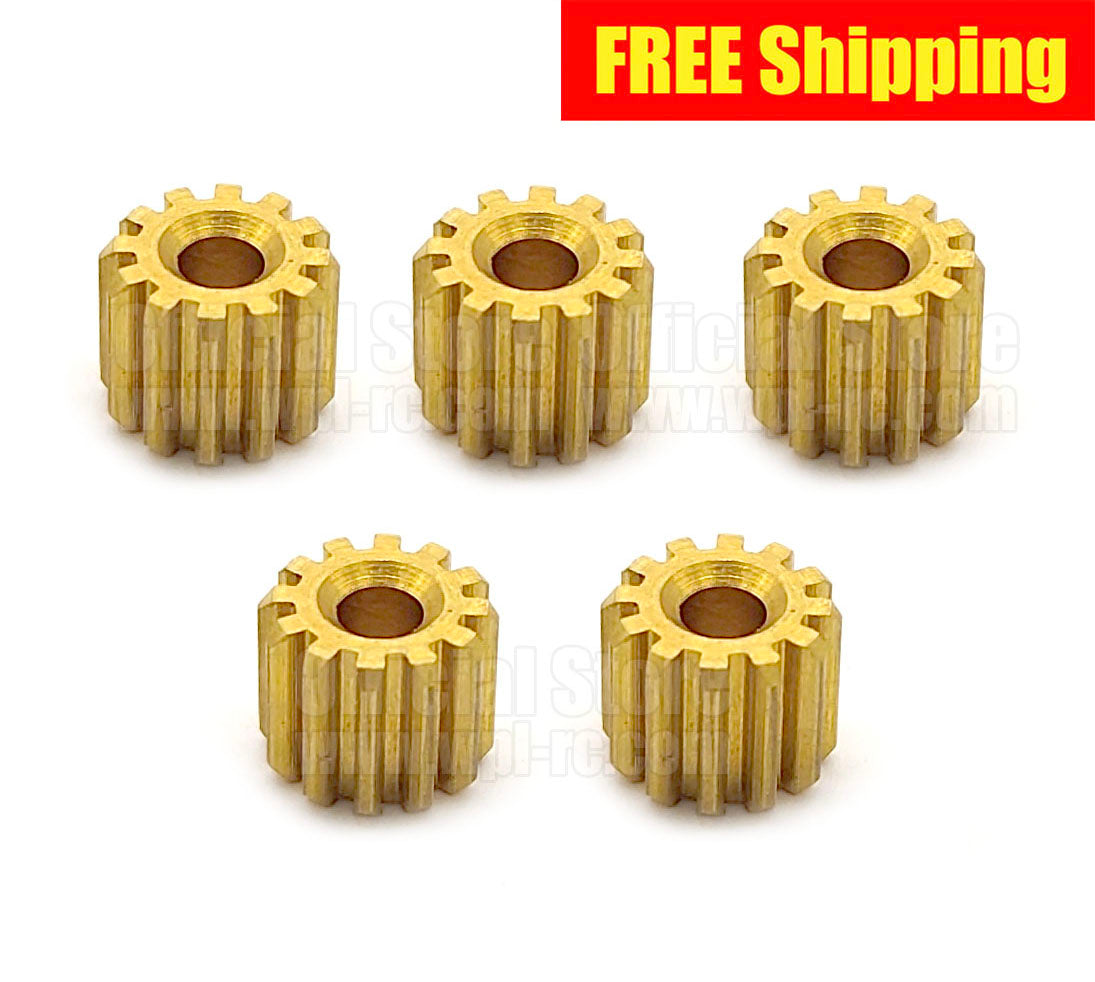 Brass Pinion Gear compatible with D12 Motor & 180 Motor - WPL RC Official Store