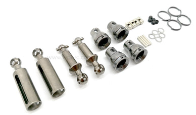 2 Alberi Di Trasmissione In Metallo Per Auto RC WPL 1/16 – Serie B/C (B14, B24, C24, B36) – Upgrade Robusti Con Chiave E Viti - 3