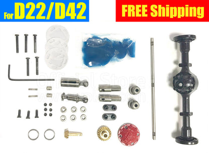Rear Axle Metal Upgrade (for D22/42) - WPL RC Official Store