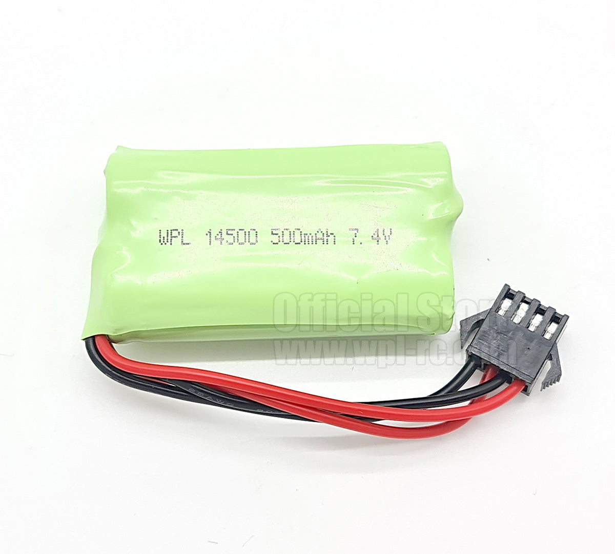 2pcs 2S 7.4V 500mAh Li-Ion Battery 14500 (New 4 Pins)